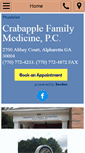 Mobile Screenshot of crabapplefamilymedicine.com